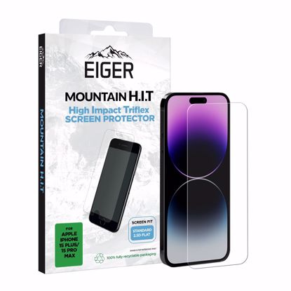 Picture of Eiger Eiger Mountain H.I.T Screen Protector for 1 Pack iPhone 16 Plus/15 Plus/15 Pro Max